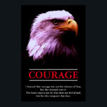 Eagle Motivational Courage Pop Art Inspirational Poster<br><div class="desc">Freedom & Courage Motivational  Eagles Images - Fearsome Patriotic Eagle - Pop Art Syle American Eagle Landing Image - American Bald Eagle - Fearless American Bald Eagle: Flying American Eagle Pictures - The bald eagle is the national bird and symbol of the USA.</div>