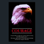Eagle Motivational Courage Pop Art Inspirational Poster<br><div class="desc">Freedom & Courage Motivational  Eagles Images - Fearsome Patriotic Eagle - Pop Art Syle American Eagle Landing Image - American Bald Eagle - Fearless American Bald Eagle: Flying American Eagle Pictures - The bald eagle is the national bird and symbol of the USA.</div>
