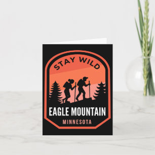 Eagle Mountain Minnesota Hiking In Nature  Card