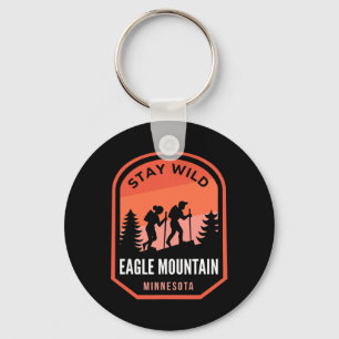 Eagle Mountain Minnesota Hiking In Nature Key Ring