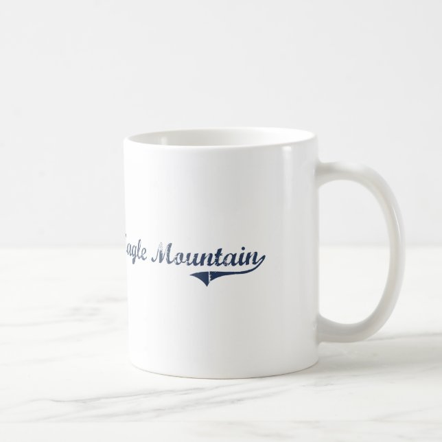 Eagle Mountain Utah Classic Design Coffee Mug (Right)