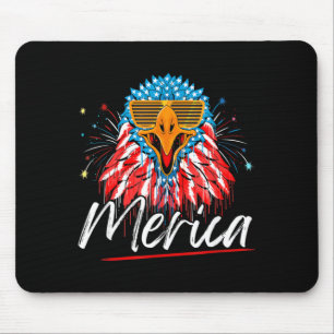 Eagle Mullet 4th Of July Flag Merica-Independence Mouse Pad
