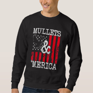 Eagle Mullet 4th Of July Merica American Flag Wome Sweatshirt