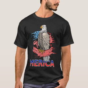 Eagle Mullet 4th of July Merica Patriotic American T-Shirt