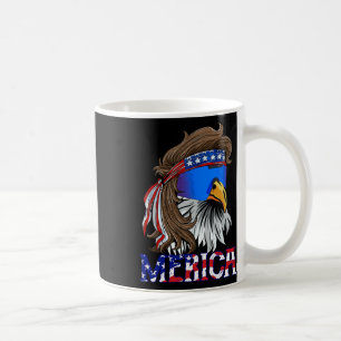 Eagle Mullet Sungles Merica 4th Of July Usa Americ Coffee Mug