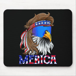 Eagle Mullet Sungles Merica 4th Of July Usa Americ Mouse Pad