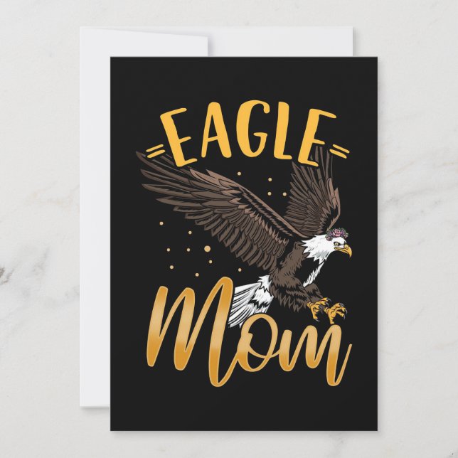 Eagle Mum Thank You Card (Front)