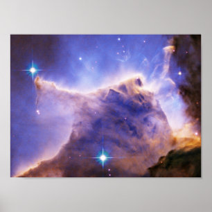 Eagle Nebula M16 Pillar Detail- Portion of Top Poster