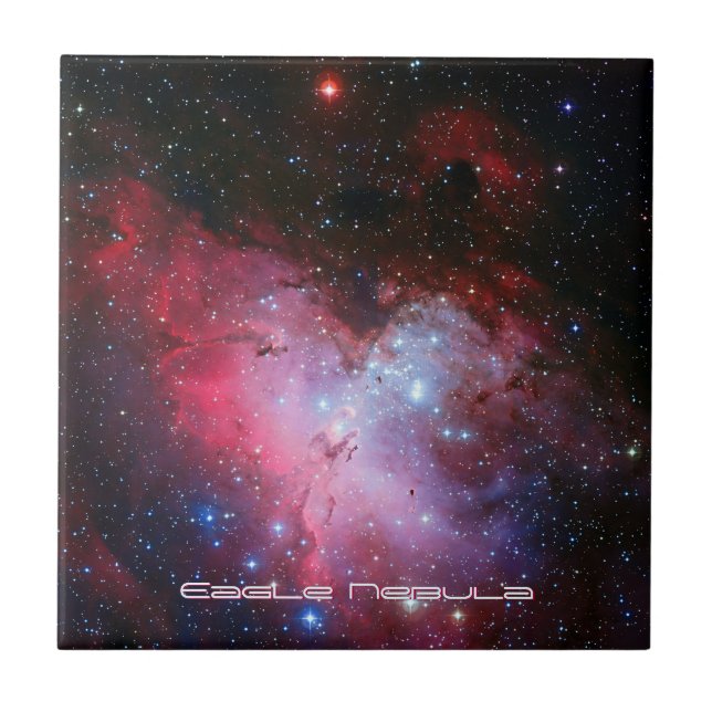 Eagle Nebula, Messier 16 - Pillars of Creation Tile (Front)