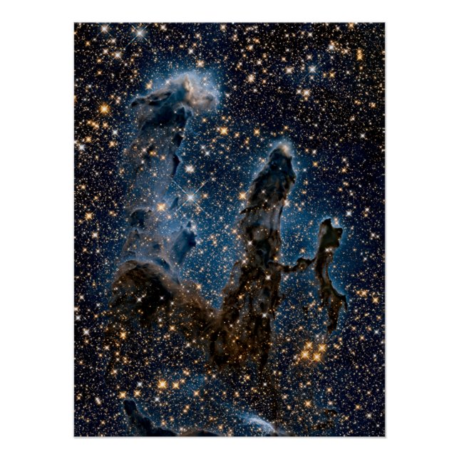 Eagle Nebula 'Pillars of Creation' - NGC 6611 Post Poster (Front)