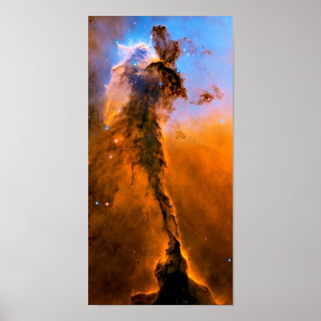 Eagle Nebula Stellar Spire NASA Hubble Space Photo Poster (Front)