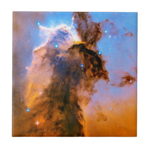 Eagle Nebula Stellar Spire NASA Hubble Space Photo Tile