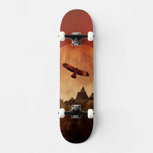 Eagle Night Skateboard (Front)