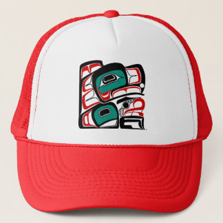 Eagle - Northwest Coast Formline Design Trucker Hat