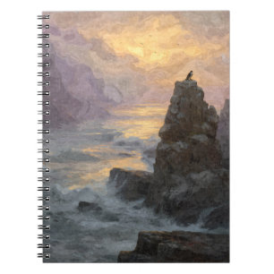 Eagle Ocean Sunset Notebook
