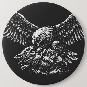 Eagle of Ashes by BurnsInHell 6 Cm Round Badge