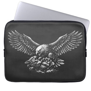 Eagle of Ashes by BurnsInHell Laptop Sleeve