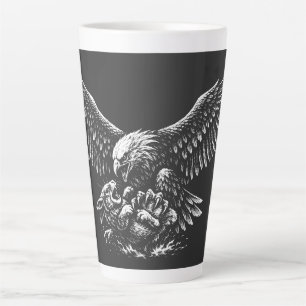 Eagle of Ashes by BurnsInHell Latte Mug