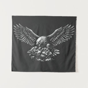 Eagle of Ashes by BurnsInHell Tapestry