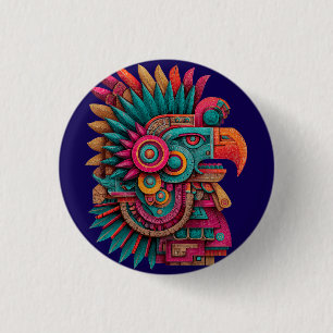 Eagle of the Fifth Sun 3 Cm Round Badge