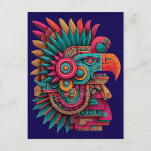 Eagle of the Fifth Sun Holiday Postcard