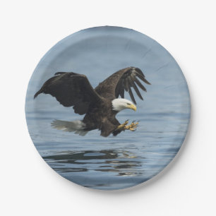 Eagle on Approach Paper Plate