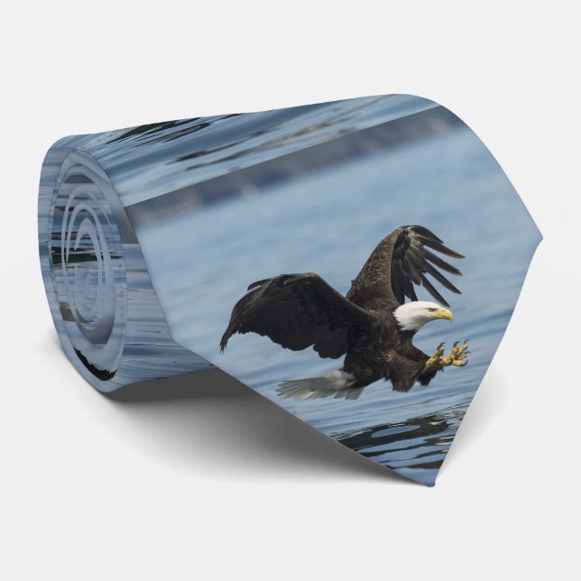 Eagle on Approach Tie (Rolled)