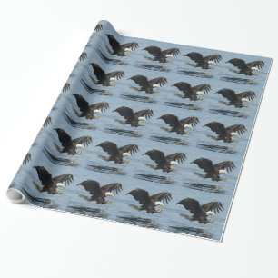 Eagle on Approach Wrapping Paper