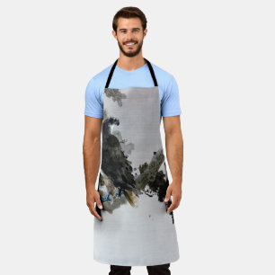 Eagle on the Pine Tree Branch, Watanabe Seitei Apron