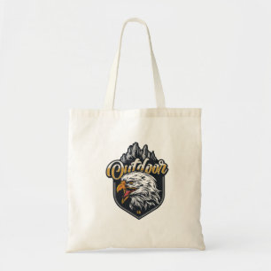 eagle out door mountains tote bag