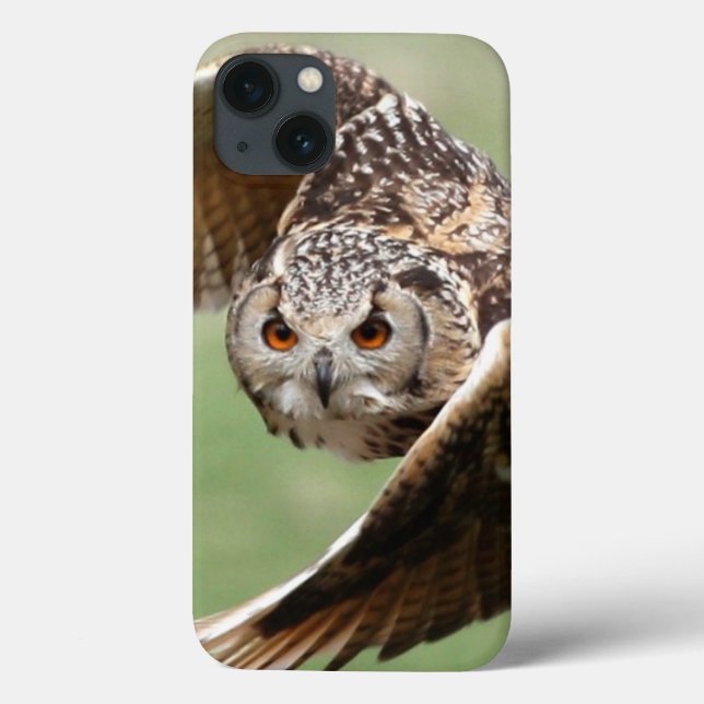 Eagle Owl In Flight Case-Mate iPhone Case (Back)