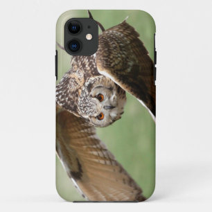 Eagle Owl In Flight iPhone 11 Case