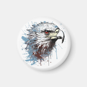 Eagle painting  magnet