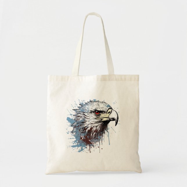 Eagle painting  tote bag (Front)