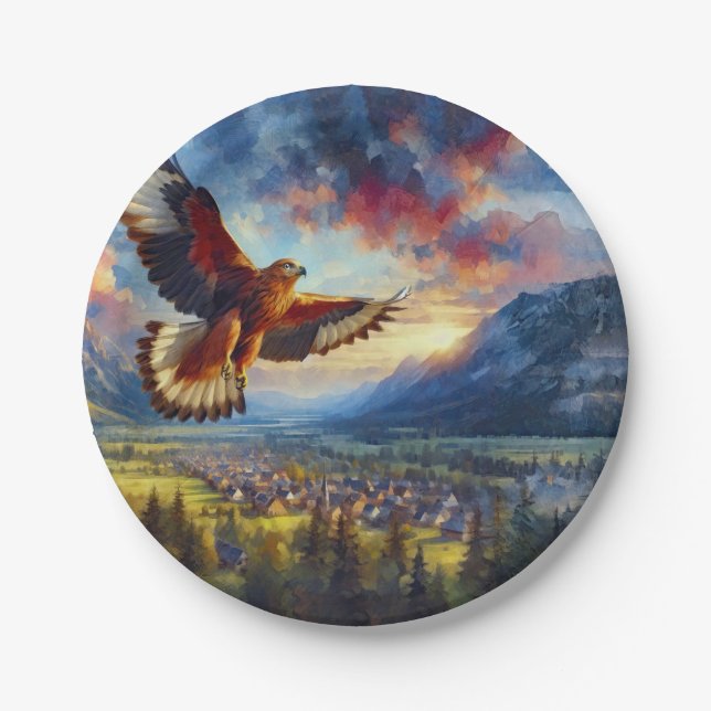 Eagle Paper Plate (Front)
