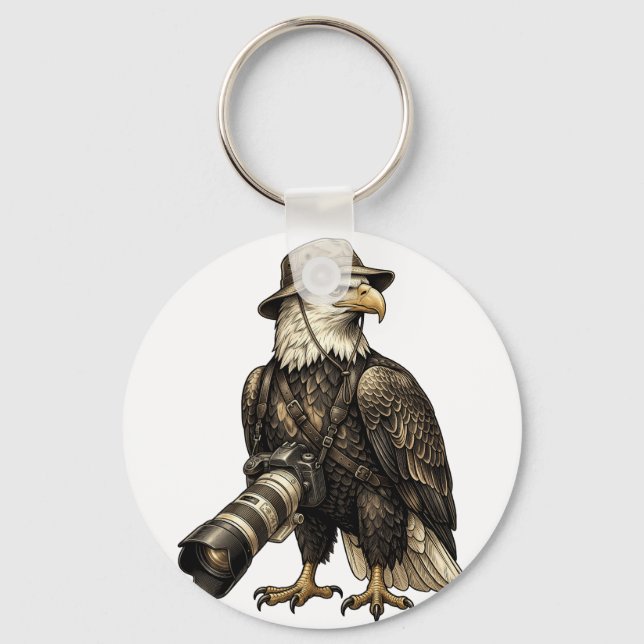 Eagle Photographer Adventure Key Ring (Front)