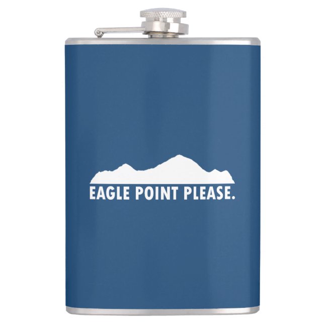 Eagle Point Please Hip Flask (Front)