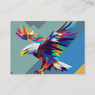 Eagle pop art enclosure card