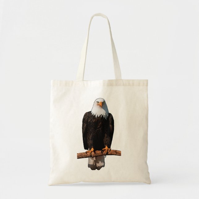 Eagle print animal Eagles motif Bald children Anim Tote Bag (Front)
