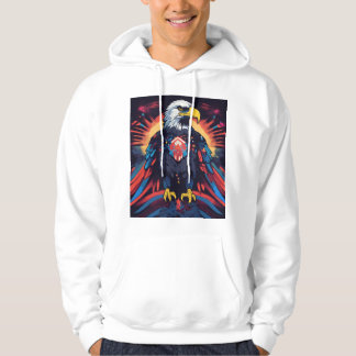 Eagle Printed Hoodie T-Shirt