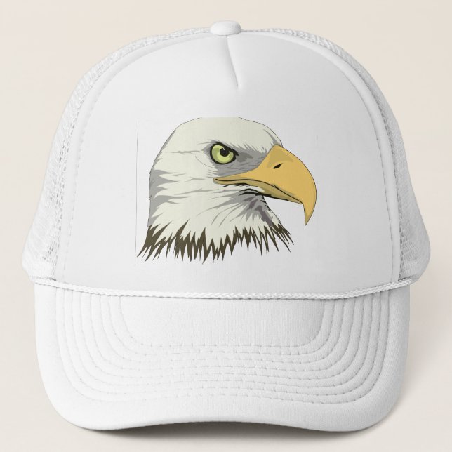 Eagle Profile Trucker Hat (Front)