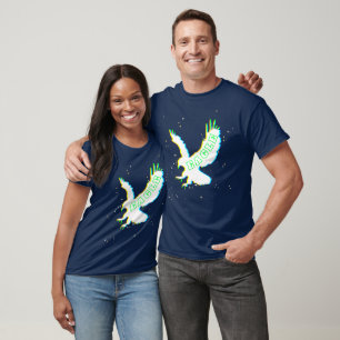 Eagle Radiates Colors T-Shirt