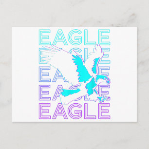 Eagle Retro Holiday Postcard