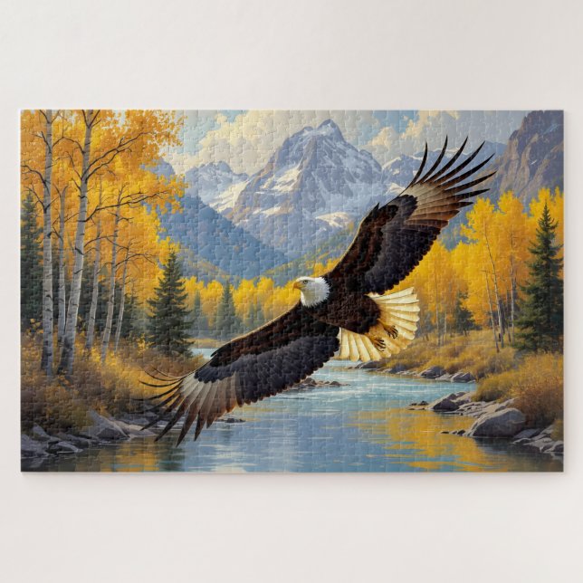 Eagle River Jigsaw Puzzle (Horizontal)