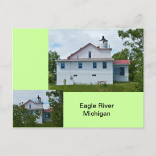 Eagle River Michigan Postcard