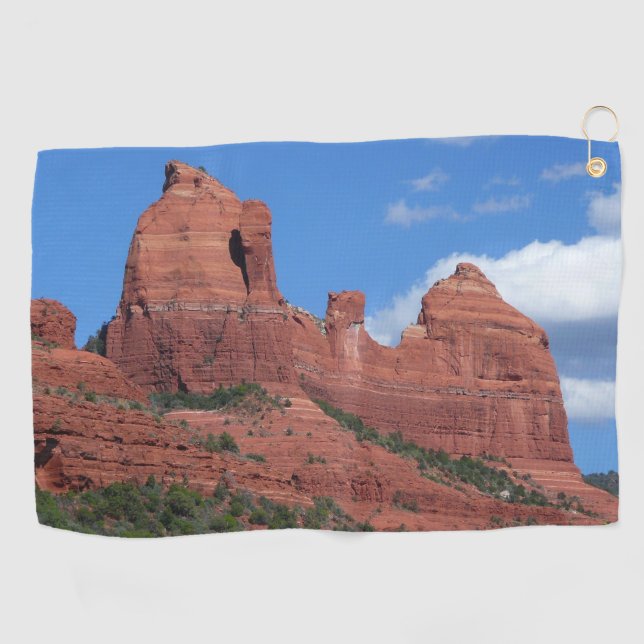 Eagle Rock I Sedona Arizona Travel Photography Golf Towel (Horizontal)