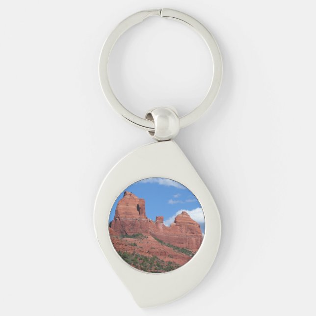 Eagle Rock I Sedona Arizona Travel Photography Key Ring (Front)