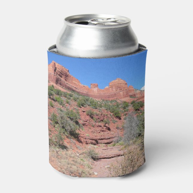 Eagle Rock II Sedona Arizona Travel Photography Can Cooler (Can Front)