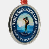 Eagle Rock Loop Trail Metal Ornament (Right)