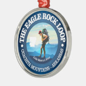 Eagle Rock Loop Trail Metal Ornament (Left)